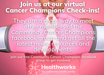 Read more about North East Cancer Champion check-in dates for your diary